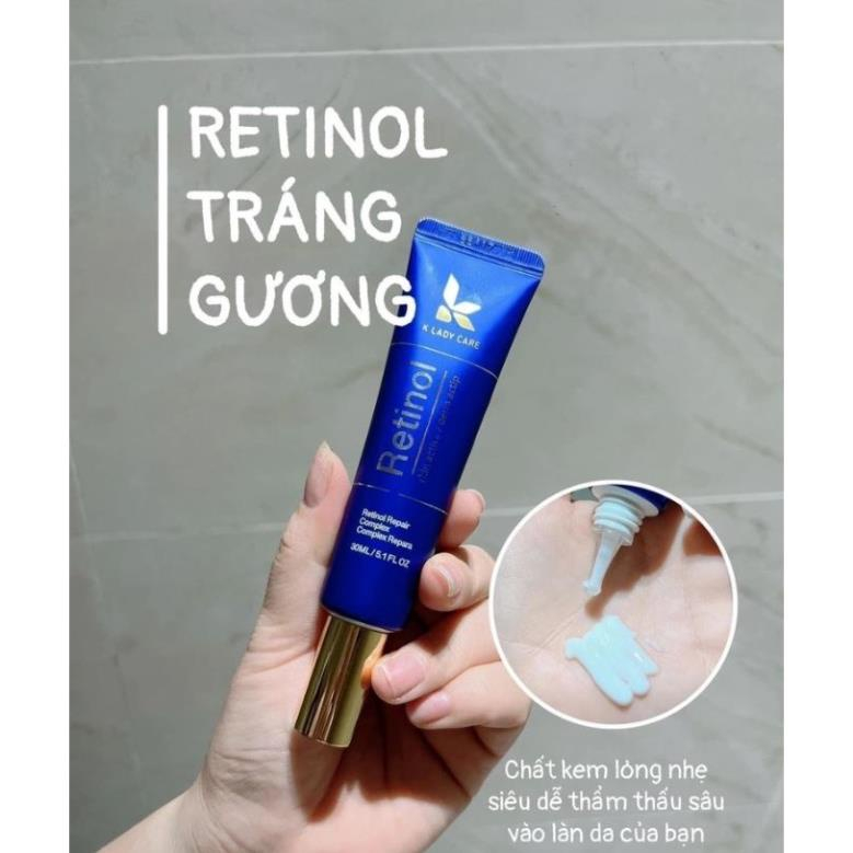Kem Retinol 30ml Bản mới có thêm Bakuchiol 2% giúp trẻ hóa, căng bóng làn da