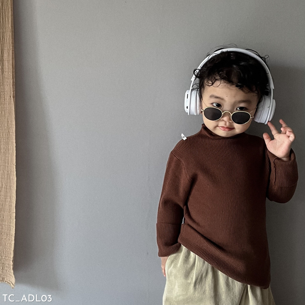 Áo len cho bé trai, áo len diện thu đông cho bé EMBES KIDS từ 8kg - 28kg