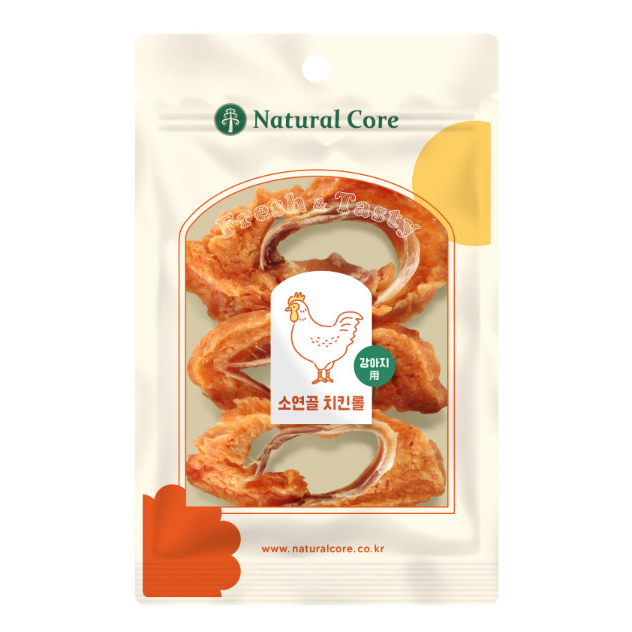 NATURAL CORE SNACK THỊT CUỘN SỤN BÒ 65G CHO CHÓ