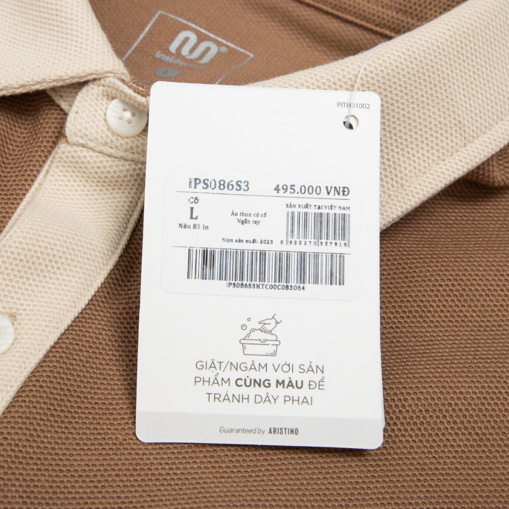Áo Polo Unisex Local Brand INSIDEMEN Form Rộng Cổ Đẹp Chất Cotton Nam Nữ IPS086S3