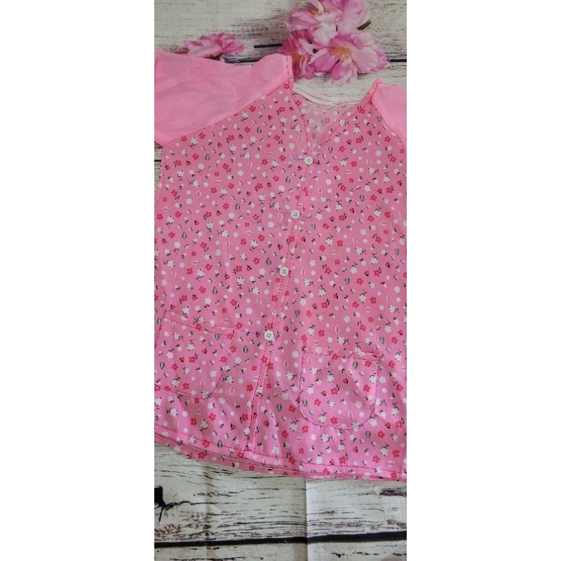 Bộ bà ba bé gái họa tiết chọn ngẫu nhiên từ 6kg - 35kg