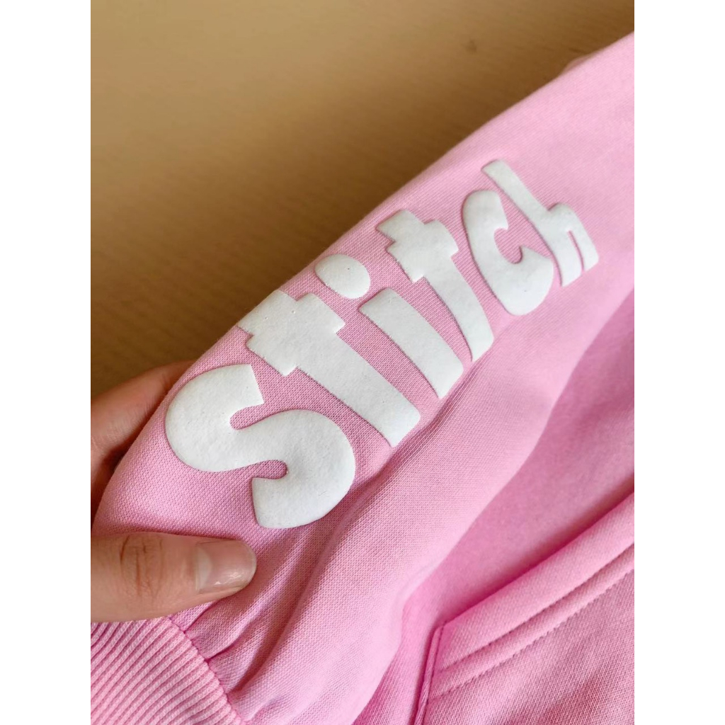 BD2333 Bộ nỉ BG áo hoodie hồng kèm legging stitch dư xịn