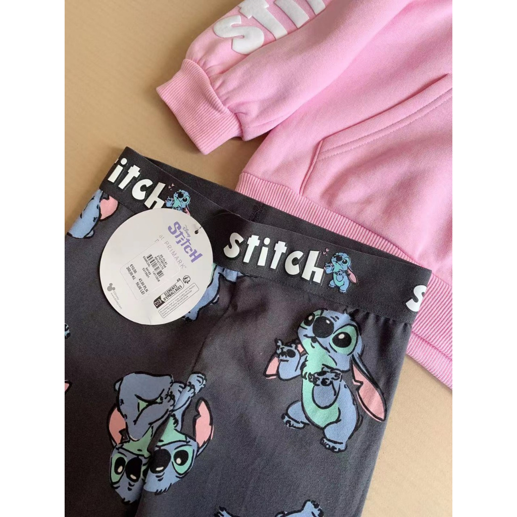 BD2333 Bộ nỉ BG áo hoodie hồng kèm legging stitch dư xịn