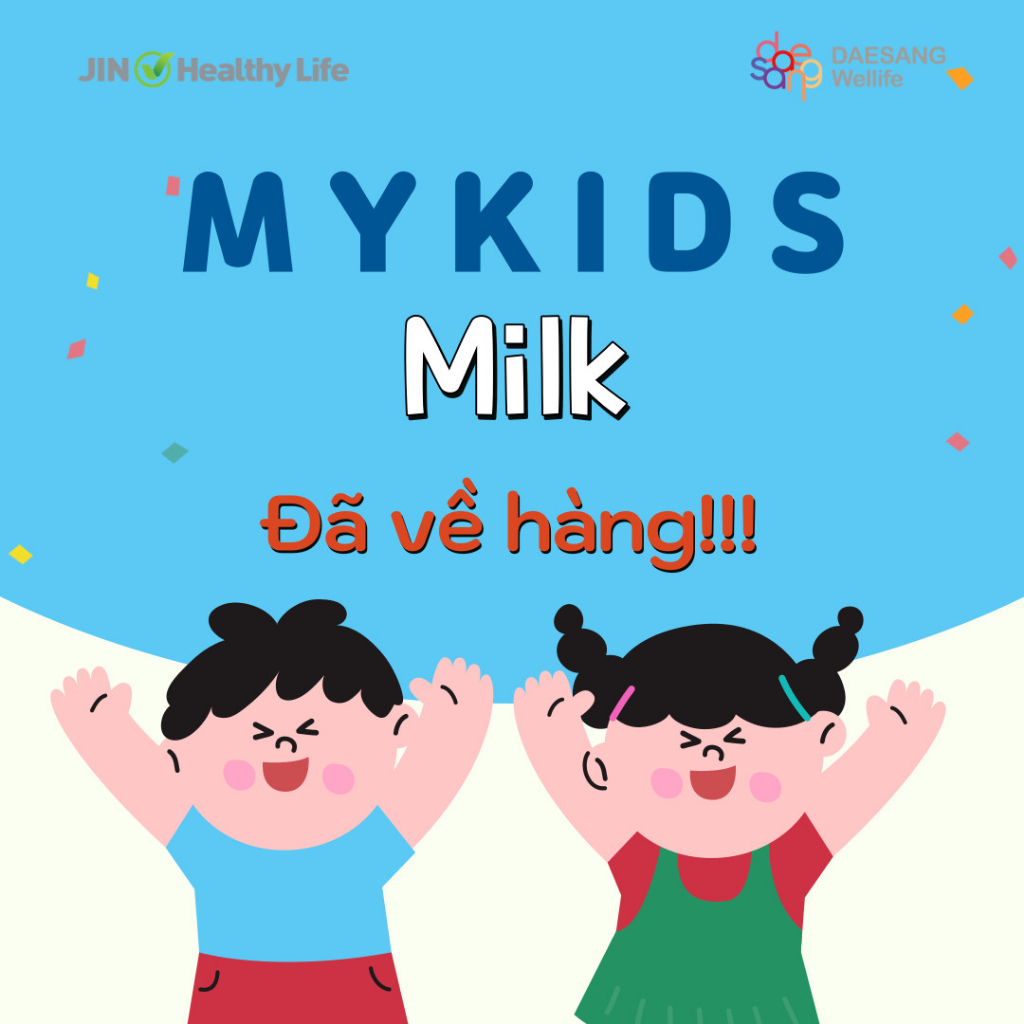 Thùng 24 hộp Sữa dinh dưỡng Mykids pororo vị sữa DAESANG WELLIFE mykids milk 150ml