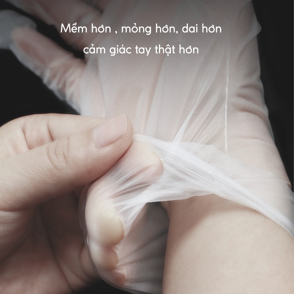 Găng tay làm bếp siêu dai Victoria Bay chuẩn nội địa Trung - Hộp 100 cái