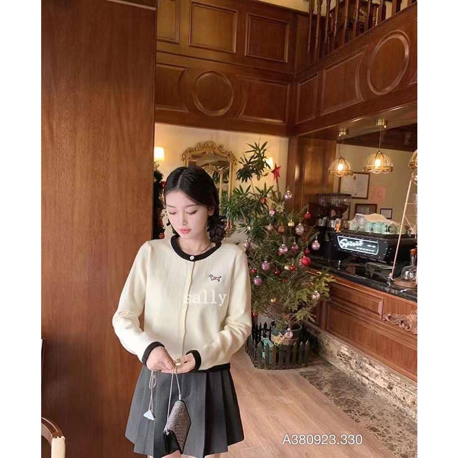 ÁO CADIGAN IN VIỀN GẤU HÀNG QUẢNG CHÂU