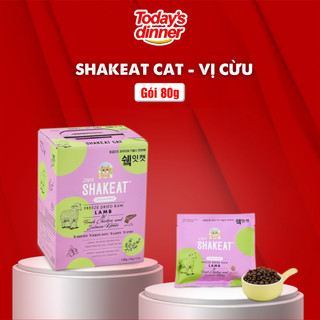 Thức ăn cho mèo SHAKEAT CAT mọi lứa tuổi vị thịt cừu dạng gói 80g