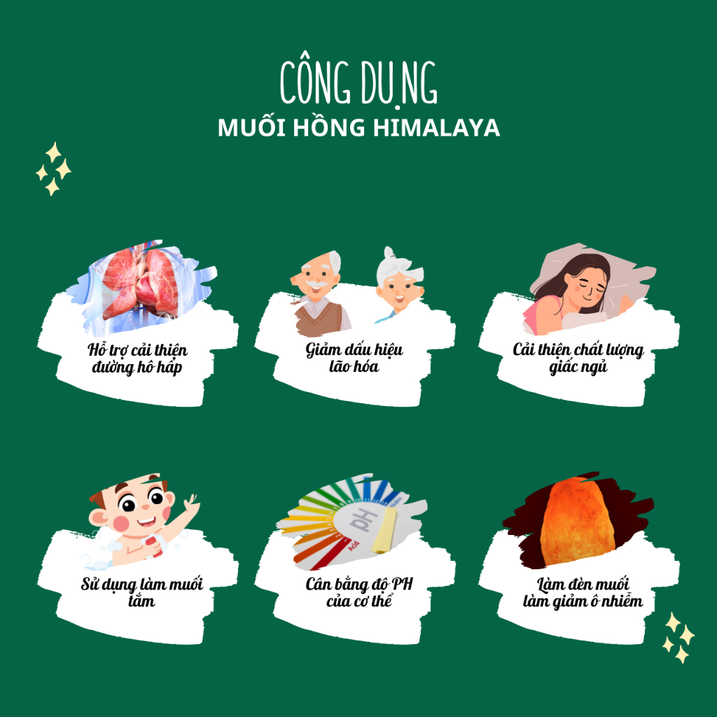 Muối Hồng Himalaya dùng làm muối ăn hoặc tắm  - Tôm Vàng