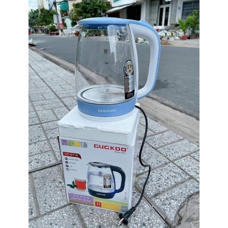 Ấm siêu tốc cookoo ST16 thuỷ tinh - siêu bền- sỉ từ x4 ấm