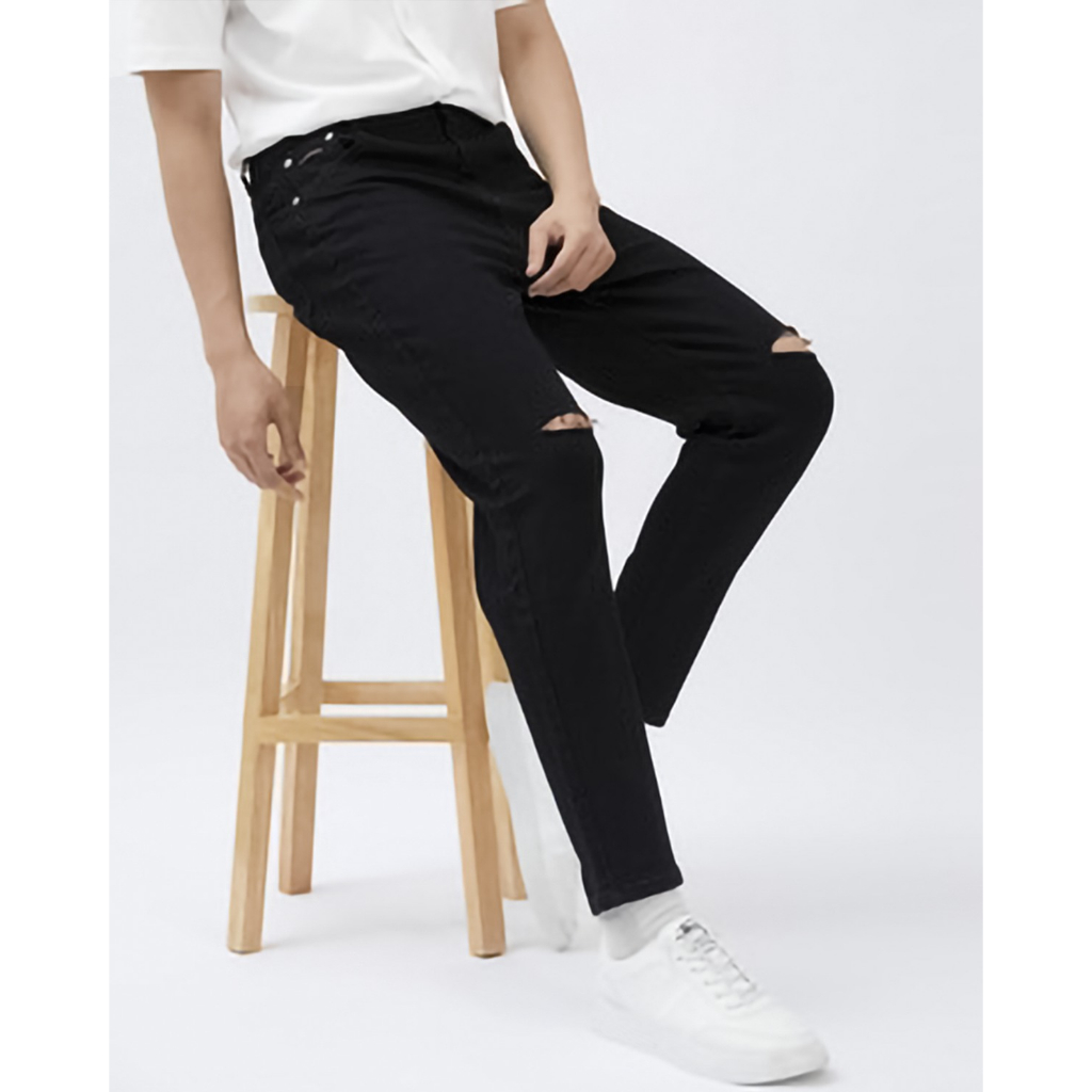 Quần bò jean nam skinny co giãn 4 chiều Big size 28-36 dáng ôm Avocado