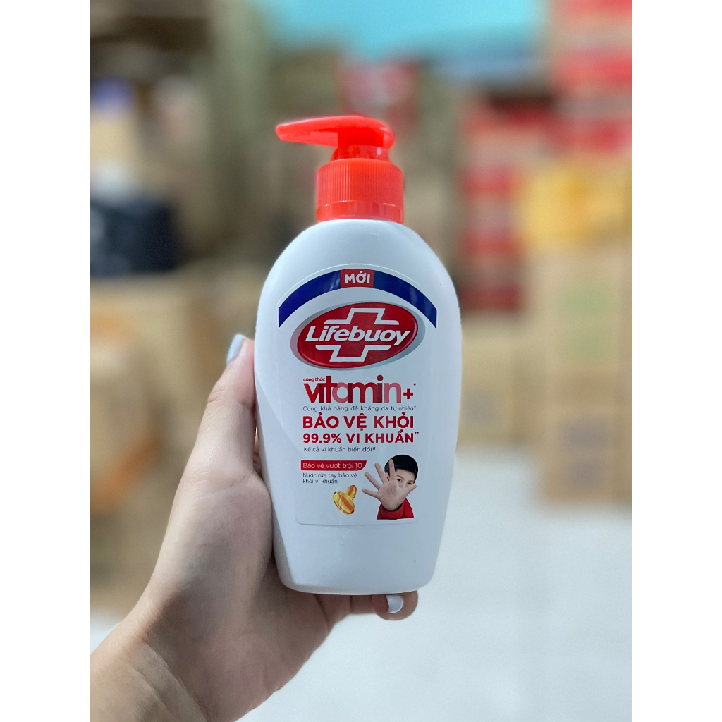 Nước rửa tay Lifebuoy 450ml có 4 màu