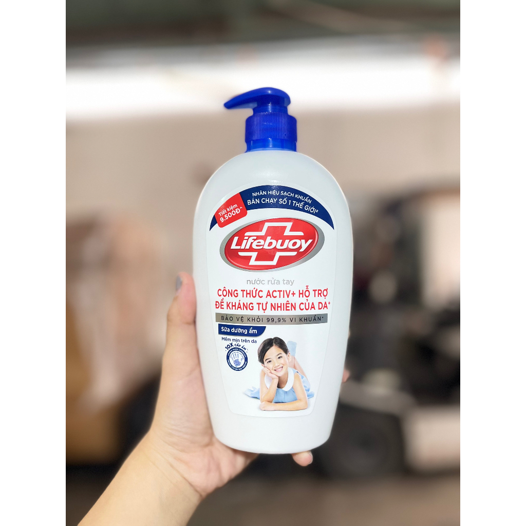 Nước rửa tay Lifebuoy 450ml có 4 màu