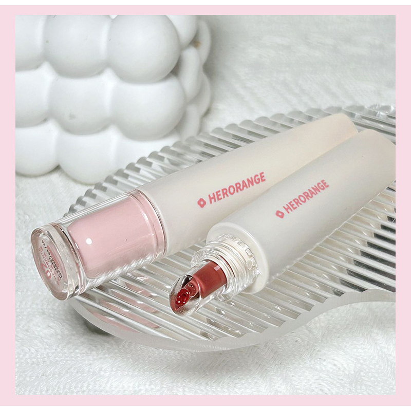 (Bán Buôn Sỉ) Herorange ® Son Kem Tint Hiệu Ứng Gương Bóng Nhẹ Màu Sắc Tươi Tắn Crystal Frozen Mirror Glaze Son83