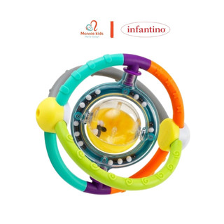 Gặm nướu hình cầu Orbit Rattle INFANTINO cho bé giúp phát triển trí tuệ trẻ em - Monnie Kids