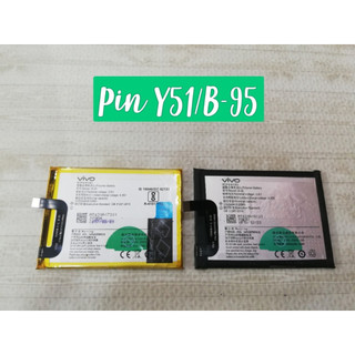 Pin vivo Y51A/B-95 (Zin cũ bóc máy)