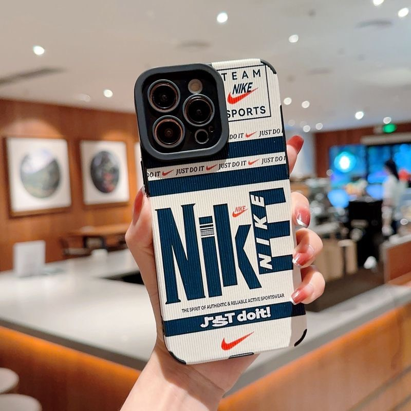 Ốp lưng iphone da in hoạ tiết N..l.k.E 6/6s/6plus/7plus/8plus/x/xs/xsmax/11/12/13/14/pro/max/promax - Awifi P5-9