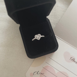 Nhẫn trái tim đá choco jewelry