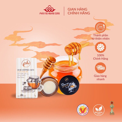 Son dưỡng môi mật ong mới Phấn Nụ Hoàng Cung 5ml/hũ