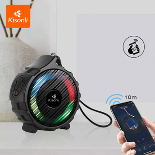 Loa Bluetooth Kisonli, loa giắc 3.5 cổng điện usb 5V Bass mạnh