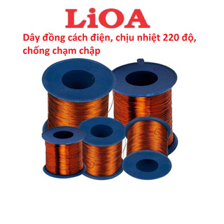  Dây đồng 100% không pha tạp dùng quấn biến áp động cơ từ nhỏ đến lớn 0.3mm - 3 li. Dây đồng tráng men cách điện 