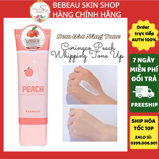 Kem đào Dưỡng Trắng Nâng Tông Da Coringco peach Whipping Tone Up Cream