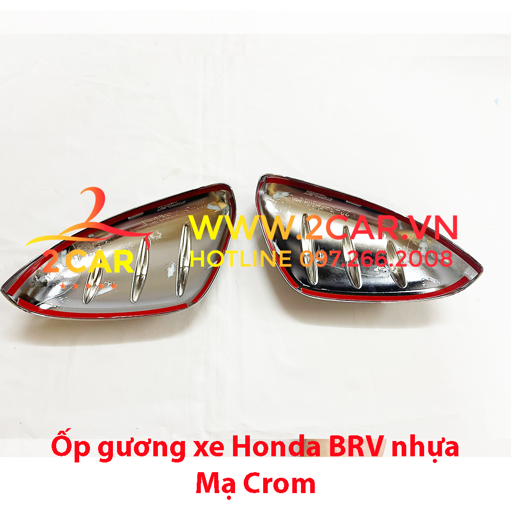 Ốp gương chiếu hậu xe Honda BRV 2023 - 2024 mạ Crom cao cấp - giá 1 đôi