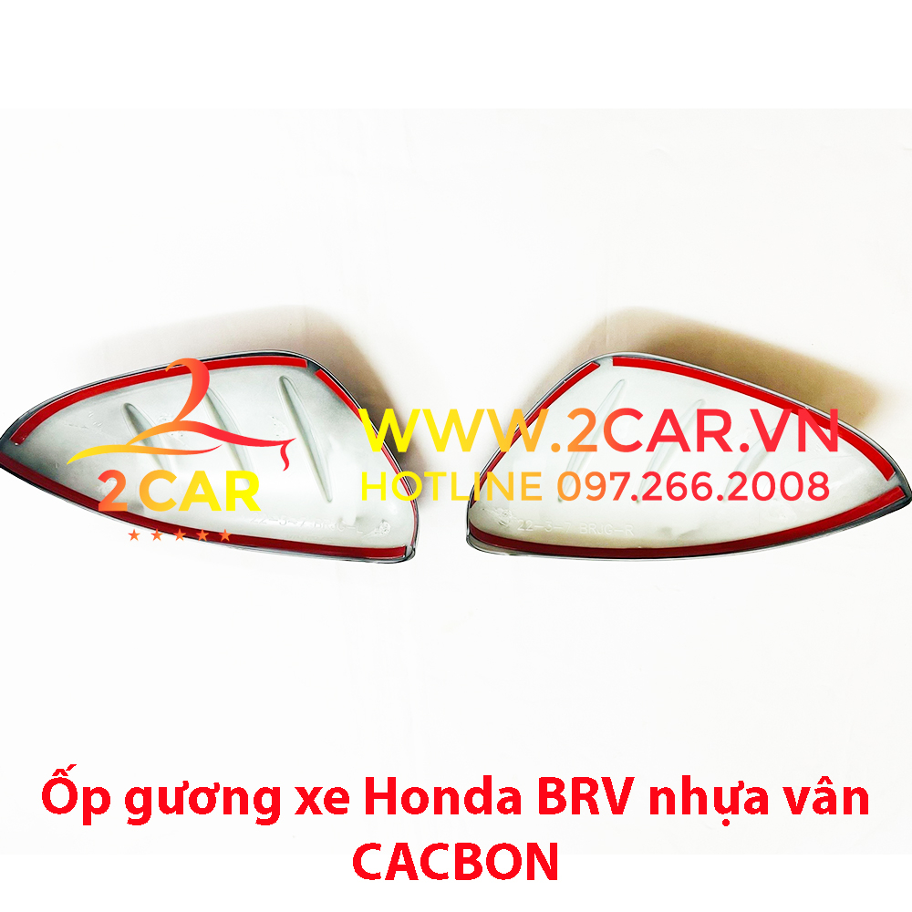 Ốp gương chiếu hậu xe Honda BRV 2023 - 2024 mạ Crom cao cấp - giá 1 đôi