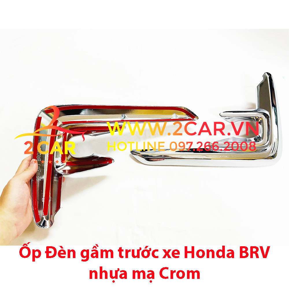 Ốp Viền Đèn Gầm trước HONDA BRV 2023 mạ Crom cao cấp