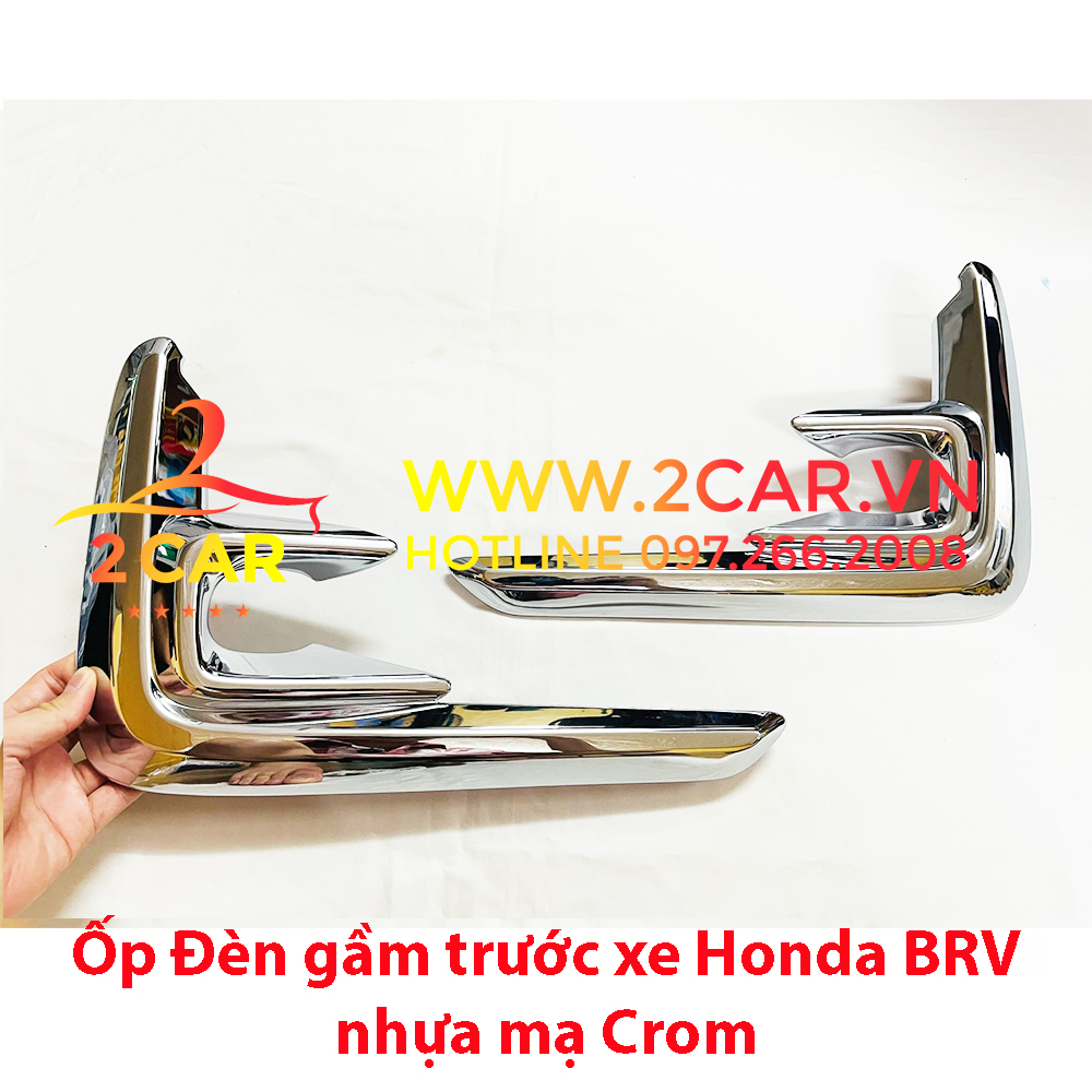 Ốp Viền Đèn Gầm trước HONDA BRV 2023 mạ Crom cao cấp