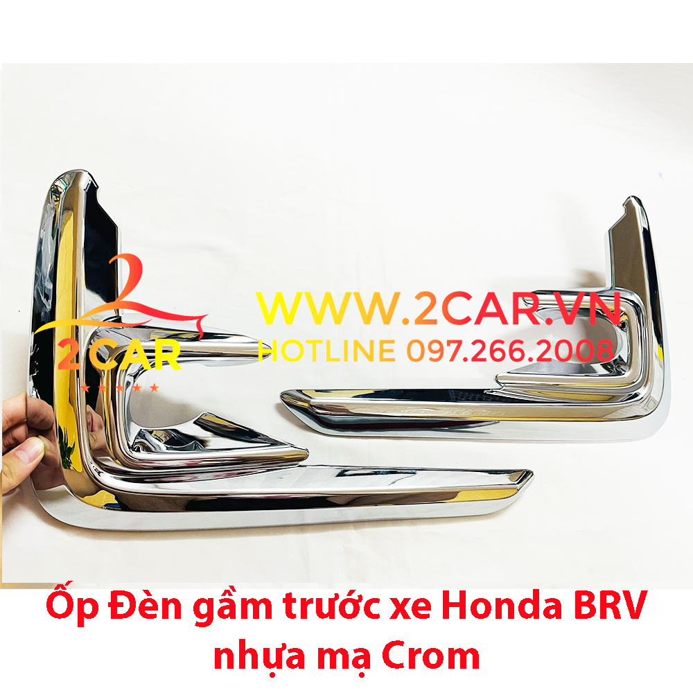 Ốp Viền Đèn Gầm trước HONDA BRV 2023 mạ Crom cao cấp