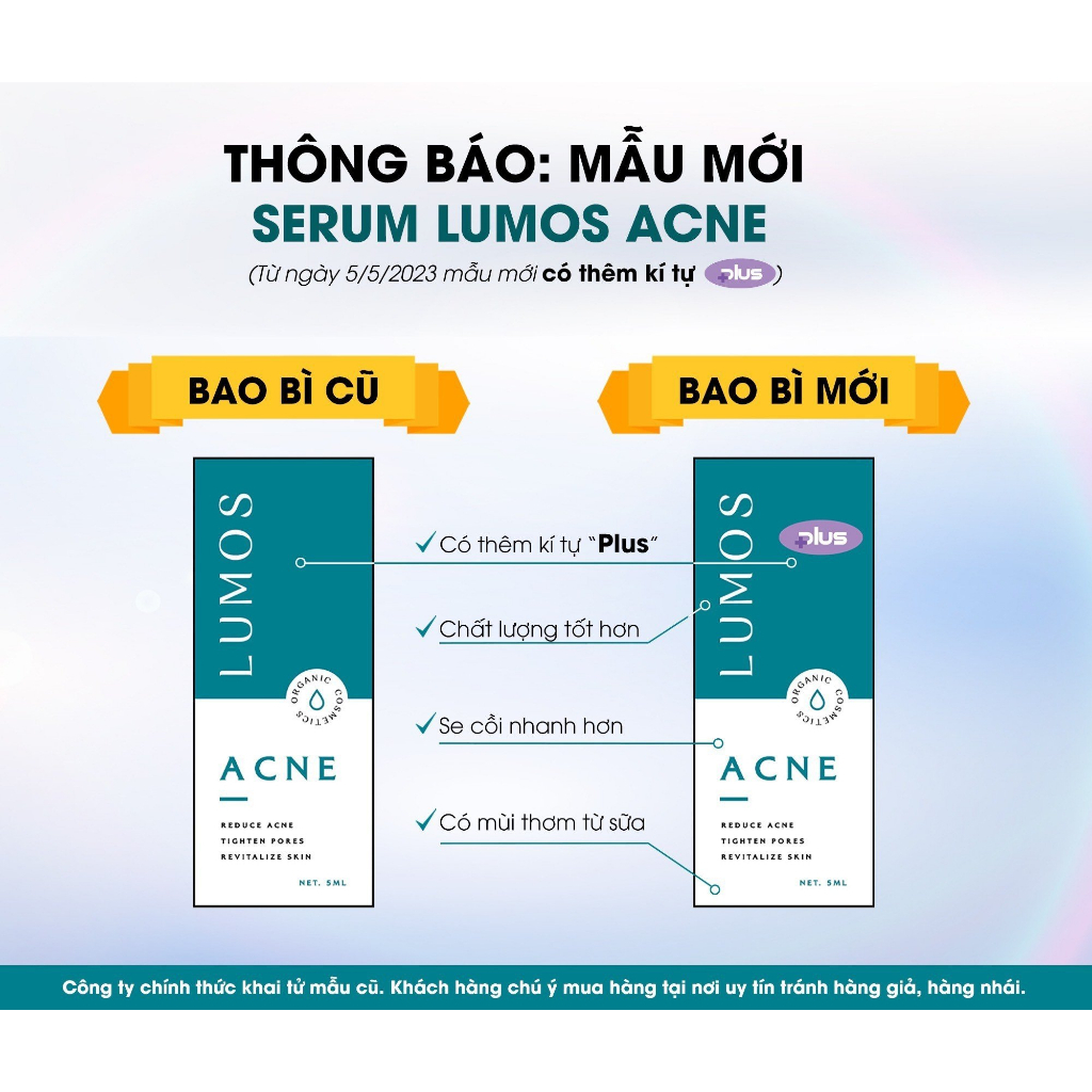 Serum Đánh Bay Mụn LuMos