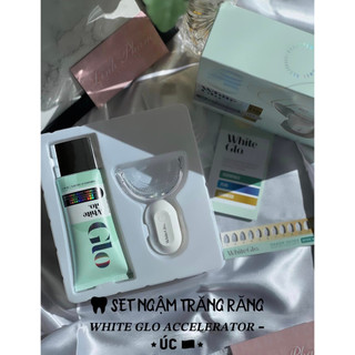 Set ngậm trắng răng White Glo Accelerator