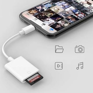 Đầu đọc thẻ nhớ chuyển ảnh/video nhanh chóng, tiện lợi từ thẻ nhớ sang điện thoại dành cho IOS và ANDROID