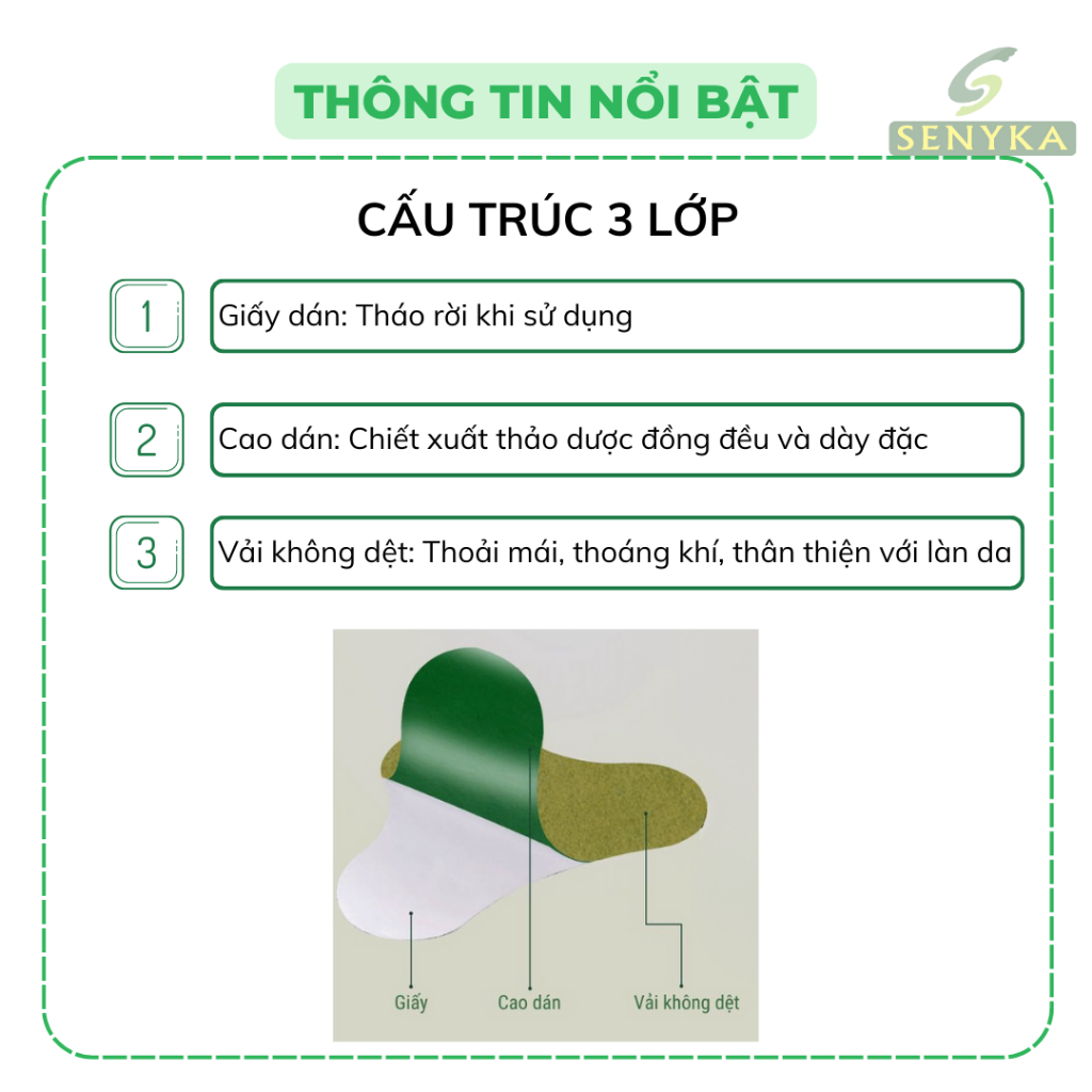 Hộp 12 miếng cao dán ngải cứu vai gáy dán lưng gối thải dược đông y làm nóng giảm đau xương khớp thải độc các khớp CN044
