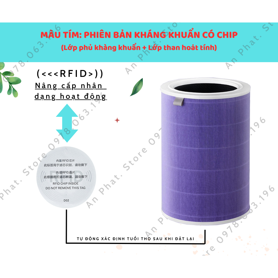 Lõi lọc không khí XIAOMI :Thế hệ 4 PRO ,Có gắn Chíp, Màng lọc Xiaomi, Chất lượng cao, Xiaomi Air Purifier 4 PRO