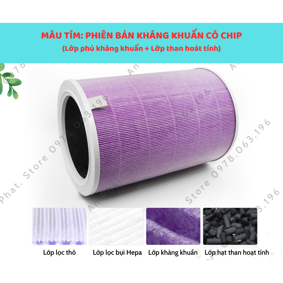 Lõi lọc không khí XIAOMI :Thế hệ 4 PRO ,Có gắn Chíp, Màng lọc Xiaomi, Chất lượng cao, Xiaomi Air Purifier 4 PRO