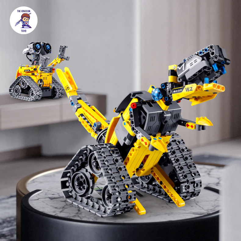 Đồ Chơi Lắp Ráp Mô Hình Điều Khiển Từ Xa Siêu Xe Robot Wall-E 3 Trong 1 Biến Hình Khủng Long IM8039
