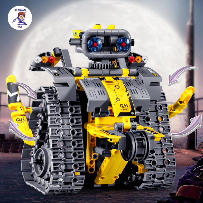 Đồ Chơi Lắp Ráp Mô Hình Điều Khiển Từ Xa Siêu Xe Robot Wall-E 3 Trong 1 Biến Hình Khủng Long IM8039