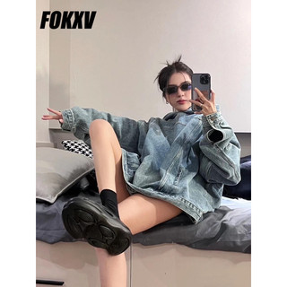 Áo hoddie denim hàng order 7-10 ngày
