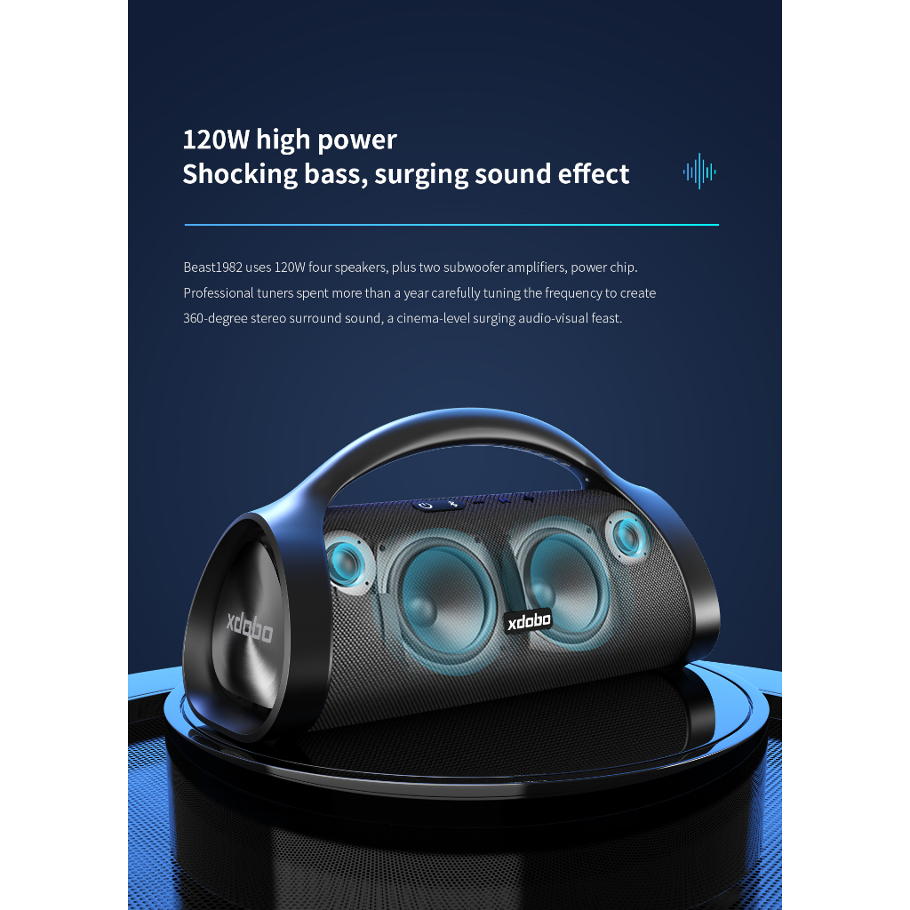 Loa di động bluetooth karaoke Xdobo BEAST 1982