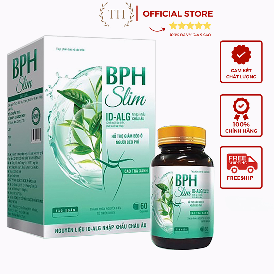 Viên Uống Giảm Cân Slim Giúp Giảm Cân Giảm Béo An Toàn -  Chính Hãng BPH SLim Hộp 30 Viên
