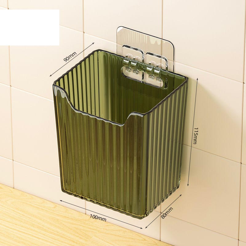 Hộp đựng hành tỏi tránh ẩm mốc chất liệu nhựa kèm miếng dán treo tường thông minh