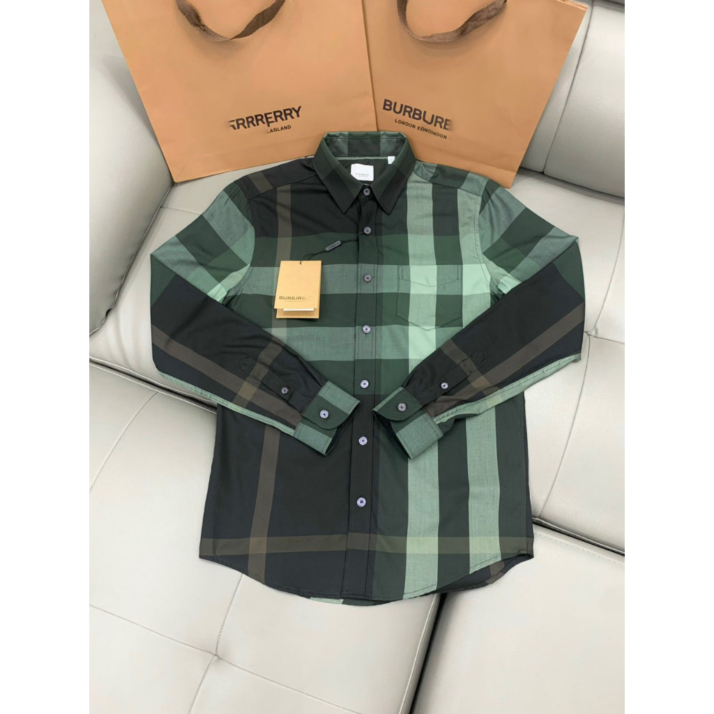 Sơ mi kẻ nam  Burbery bản Like Au 1:1 cao cấp nhất