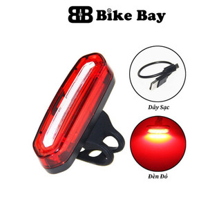 Đèn xe đạp, đèn cảnh báo xe đạp fixed gear 6 chế độ, sáng mạnh, chống nước, sạc usb, dh05
