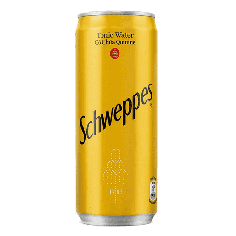 Thùng 24 lon nước giải khát có gas Schweppes Tonic 330ml / Lốc 6 lon nước giải khát có gas Schweppes Tonic 330ml