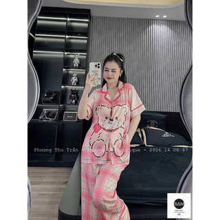 (FREESIZE TỪ 58KG TRỞ XUỐNG) ĐỒ BỘ NỮ LỤA SAM XƯỚC CAO CẤP MẪU MỚI NHẤT