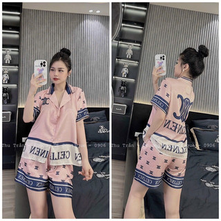 (FREESIZE TỪ 58KG TRỞ XUỐNG) ĐỒ BỘ NỮ LỤA SAM XƯỚC CAO CẤP MẪU MỚI NHẤT