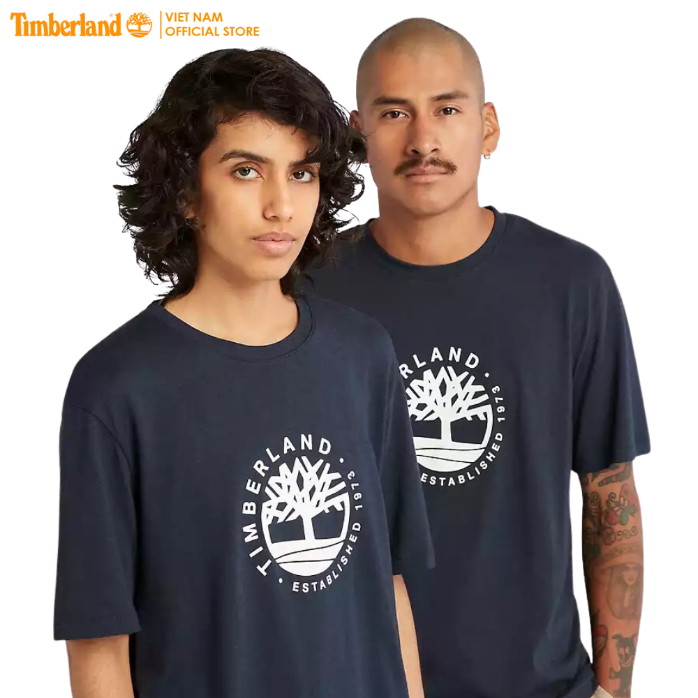 [Original] Timberland Áo Thun All Gender AF SS Refibra Logo Graphic Tee Regular TB0A6QWK