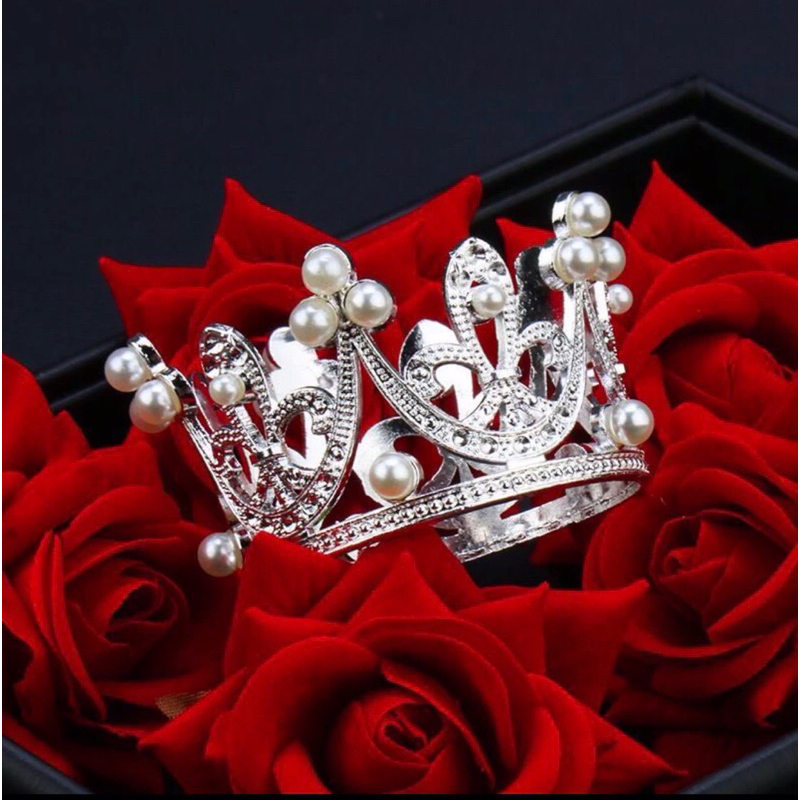 Vương miện nhựa trang trí bánh kem