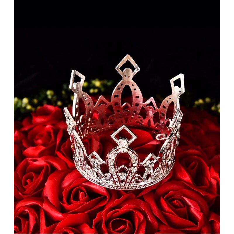 Vương miện nhựa trang trí bánh kem